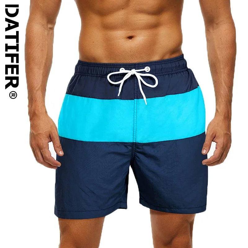 Schnell trocknende Badeshorts, Sommer, gemischte Farben, Boardshorts, Surf-Badebekleidung, Strand, Fitnessstudio | tif-shop24.de