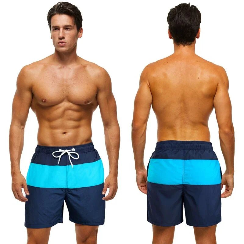 Schnell trocknende Badeshorts, Sommer, gemischte Farben, Boardshorts, Surf-Badebekleidung, Strand, Fitnessstudio - tif-shop24.de