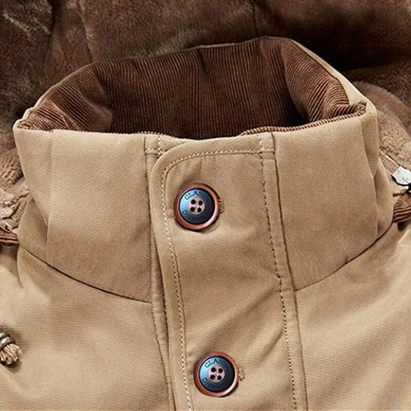 Freizeitjacke Mode Winter Parkas Pelz Trench Dicker Warme Mäntel - tif-shop24.de