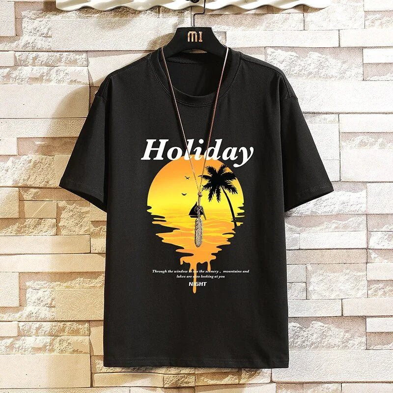 Sommer Kurzen Ärmeln Harajuku Korea Mode T-shirt Streetwear Hip Hop Rock Punk Top | tif-shop24.de