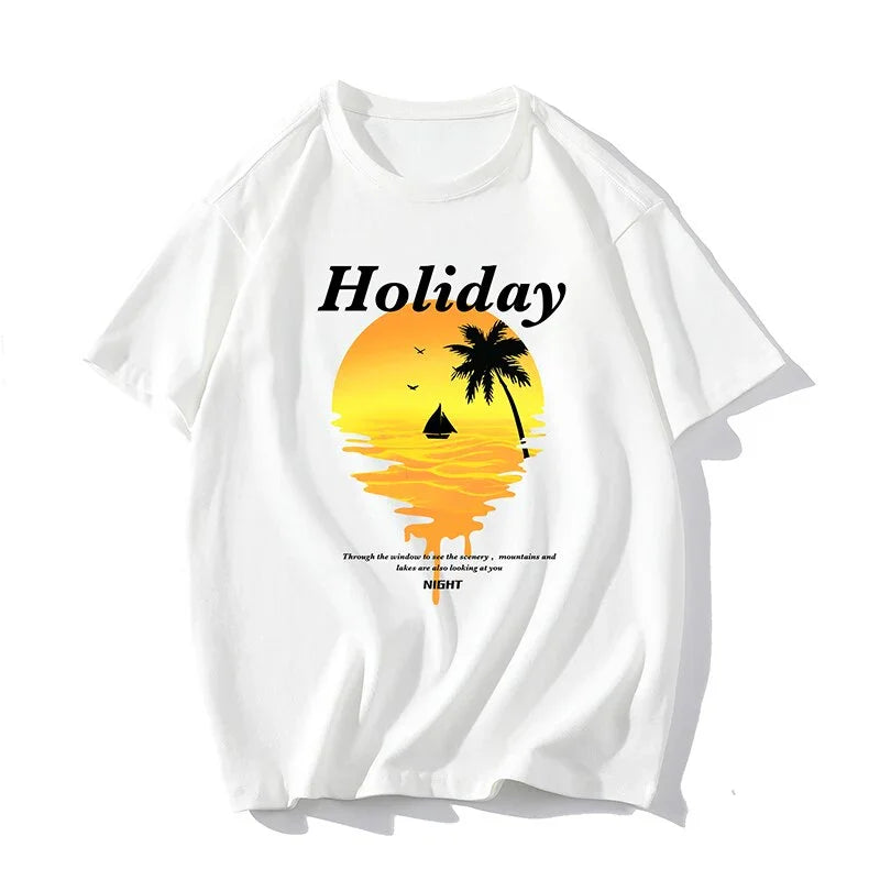 Sommer Kurzen Ärmeln Harajuku Korea Mode T-shirt Streetwear Hip Hop Rock Punk Top | tif-shop24.de