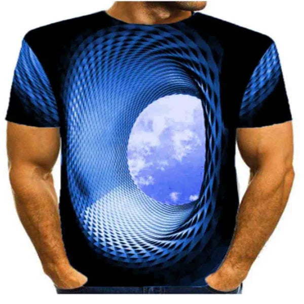 Optischer 3D-Effekt T-Shirt | tif-shop24.de