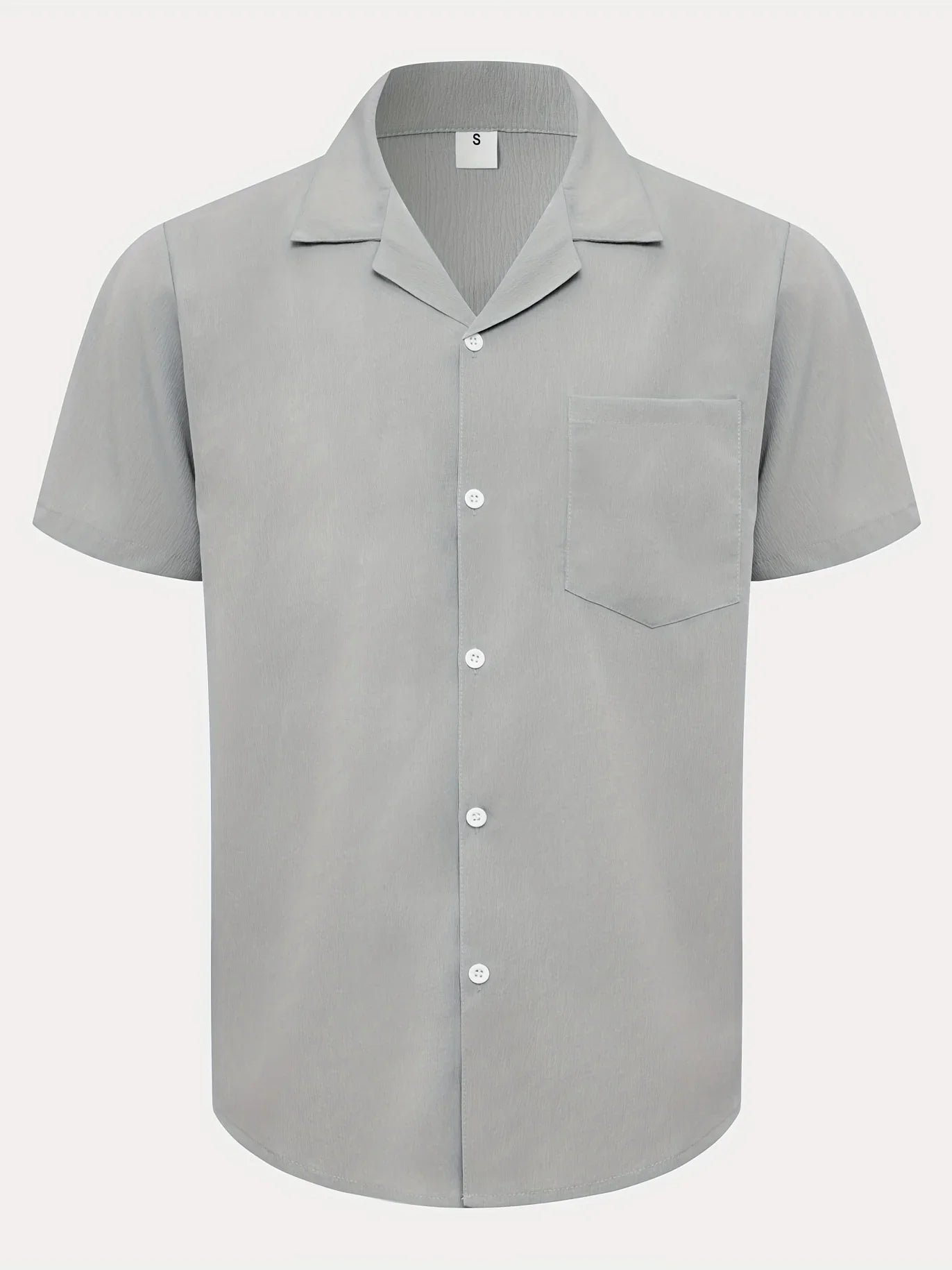 Klassisches Design Freizeit Kurzarmhemd Mit Brusttasche, Frühling & Sommerurlaub, Geschenk - tif-shop24.de