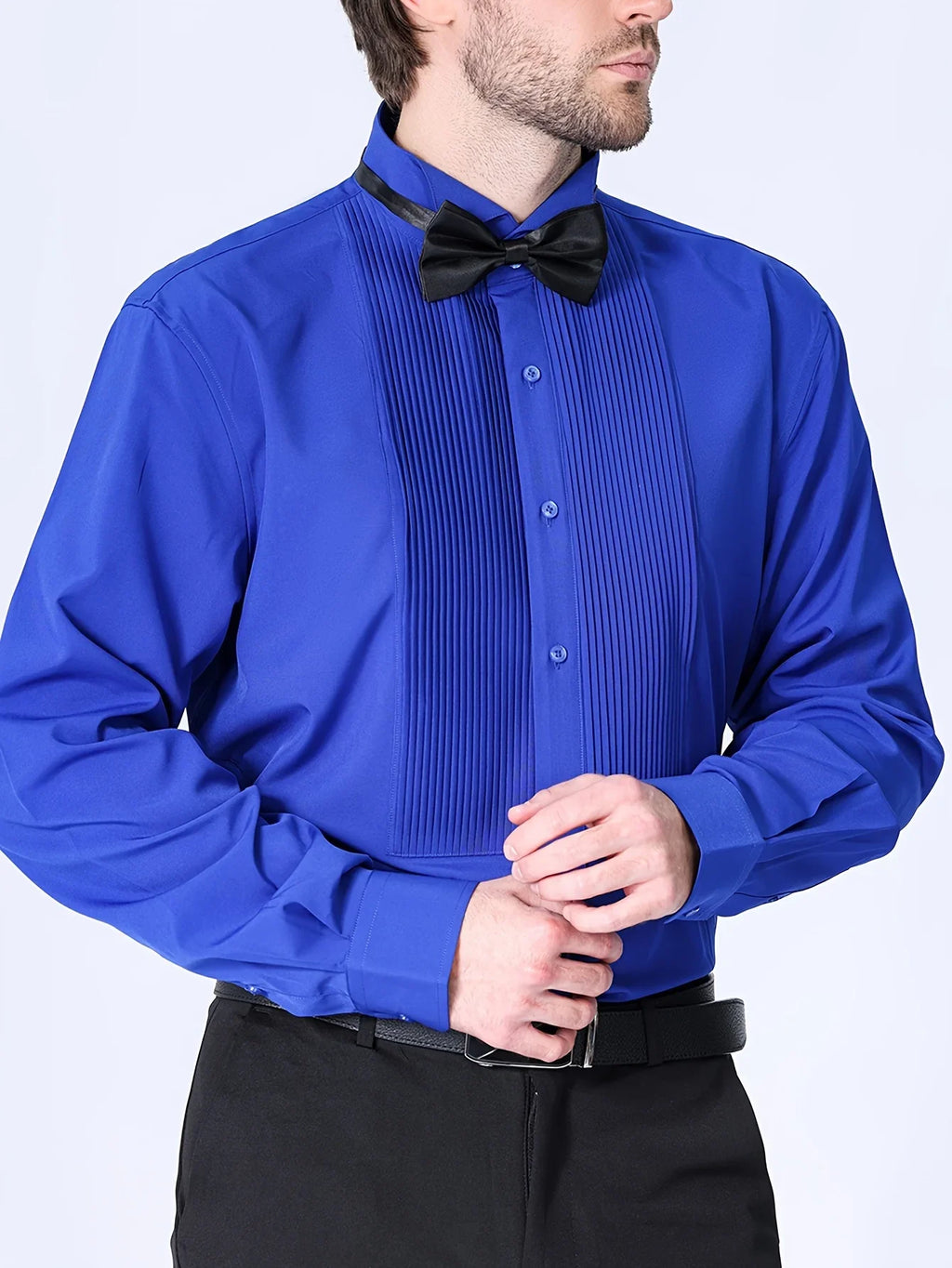 Langen Ärmel, Knopfleiste Geschäftliche Bankette Und Hochzeitsfeiern - tif-shop24.de