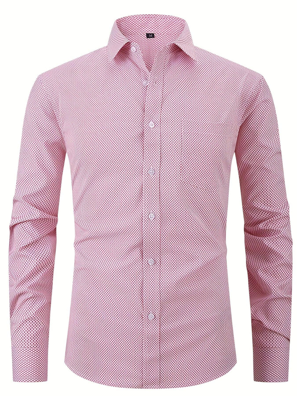 Halbformales Brusttaschen-Knopfleisten-Langarmhemd für Geschäftszwecke - tif-shop24.de