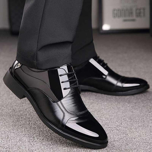Business Luxus OXford Schuhe Atmungsaktives Leder Schuhe Gummi Formale Kleid Schuhe Büro Party Hochzeit Schuhe Mokassins | tif-shop24.de