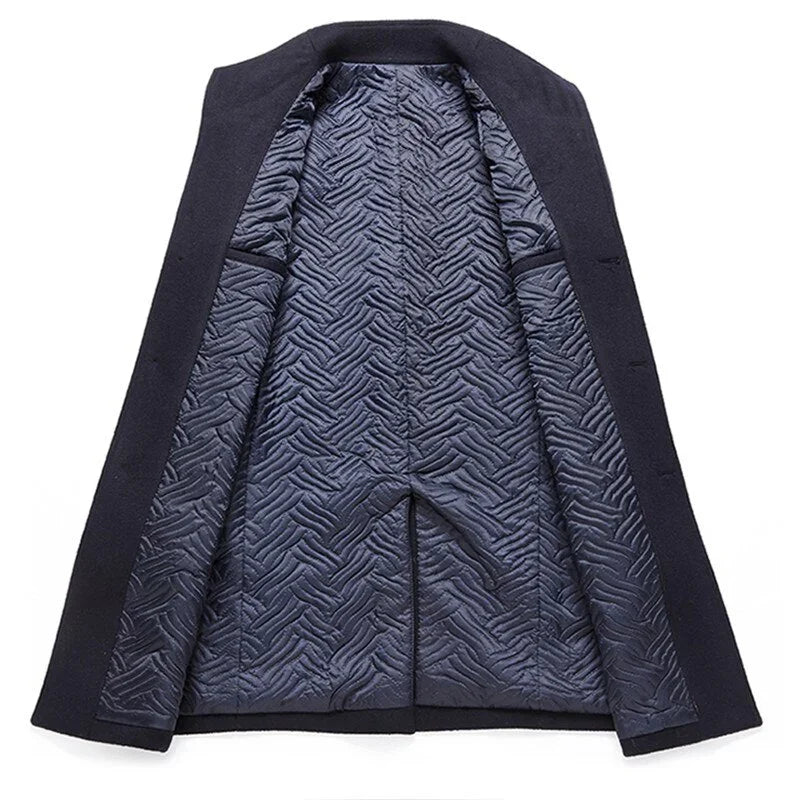 Winter Wollmantel Wollmischungen Verdickung Business Warm Standkragen | tif-shop24.de