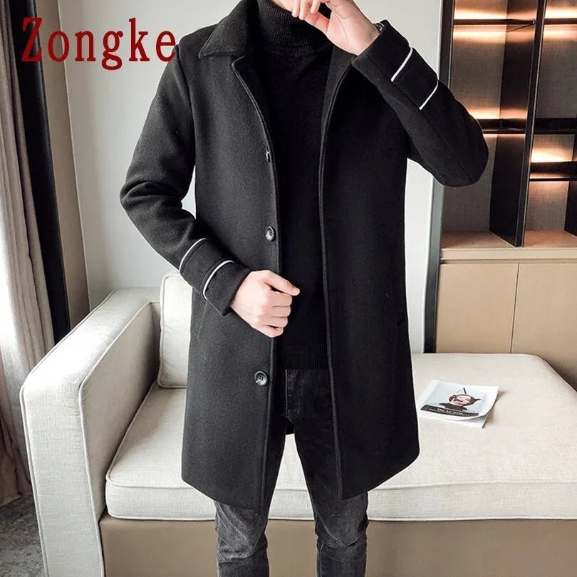 Wolle Mäntel Winter Langen Mantel | tif-shop24.de