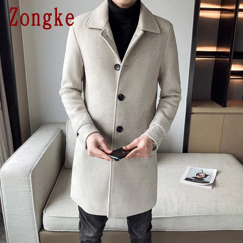 Wolle Mäntel Winter Langen Mantel | tif-shop24.de