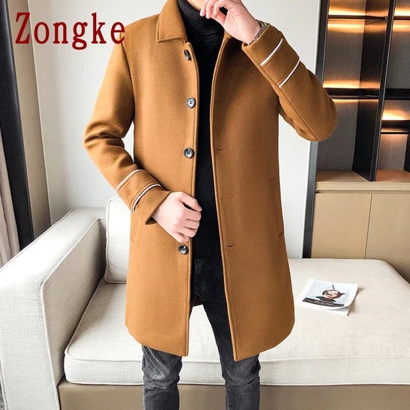 Wolle Mäntel Winter Langen Mantel | tif-shop24.de