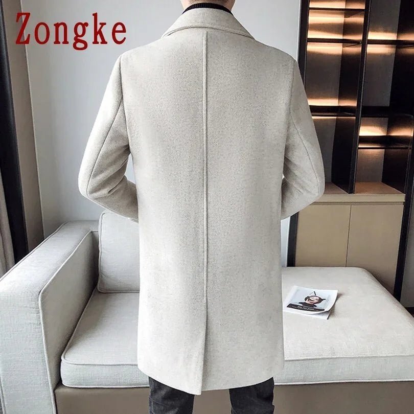 Wolle Mäntel Winter Langen Mantel - tif-shop24.de