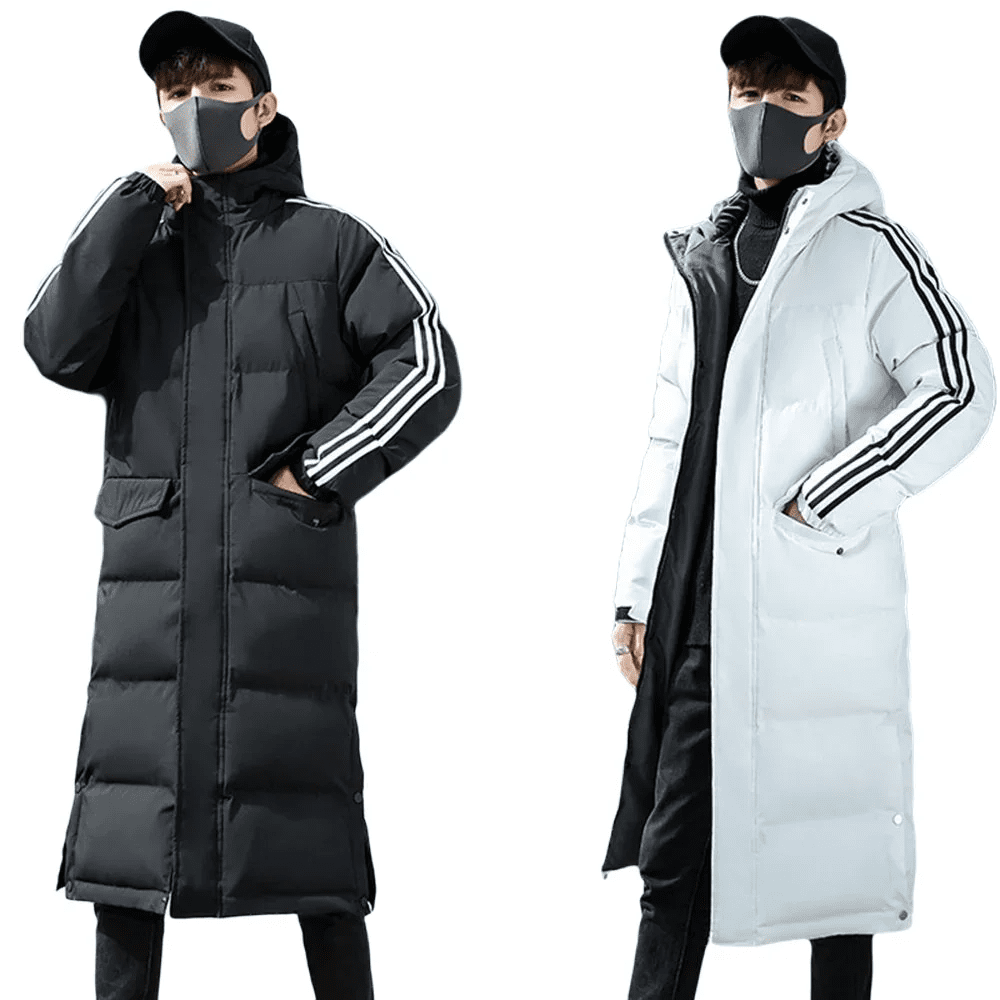 Baumwolle Gepolsterten Mantel X-Lange Abschnitt Koreanische Stil Lose Winter Jacke | tif-shop24.de