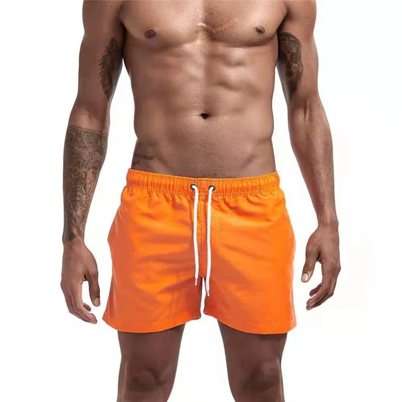 Einfarbig Sommer Schnell Trocknend Casual Fitness Shorts | tif-shop24.de