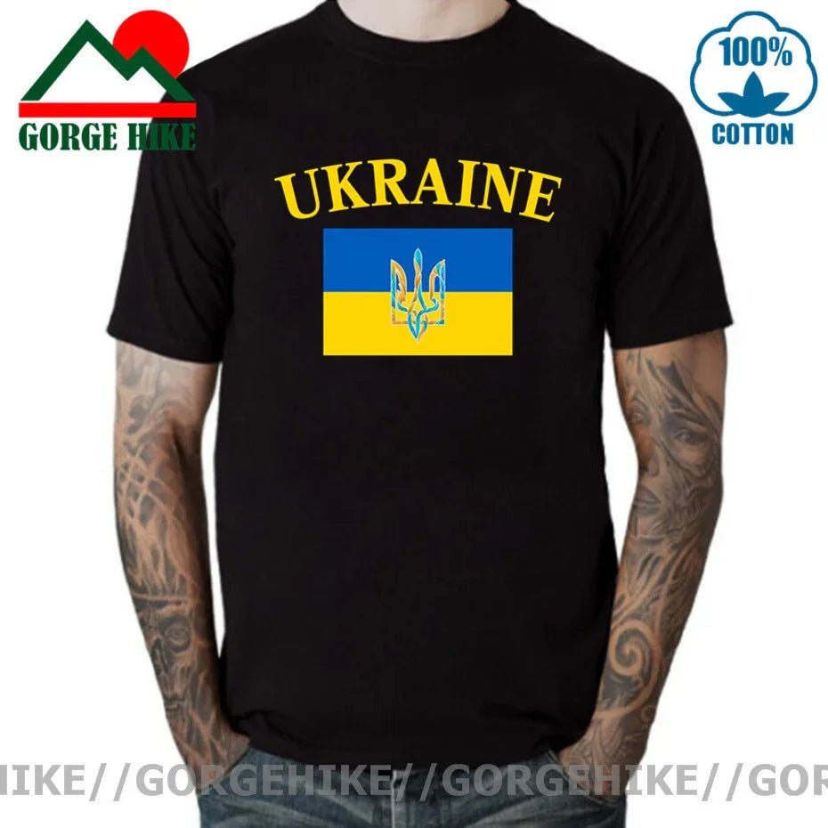 GorgeHike Ukrainischen Flagge T-shirt Patriotischen Stolz - tif-shop24.de