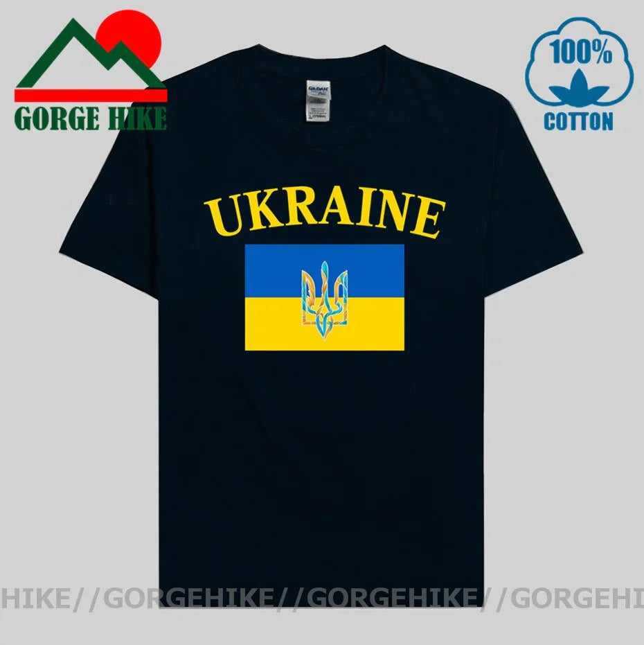 GorgeHike Ukrainischen Flagge T-shirt Patriotischen Stolz - tif-shop24.de