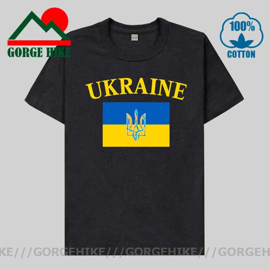 GorgeHike Ukrainischen Flagge T-shirt Patriotischen Stolz | tif-shop24.de