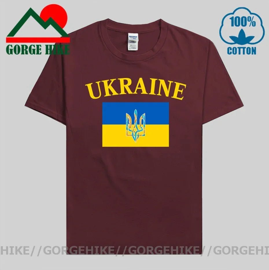 GorgeHike Ukrainischen Flagge T-shirt Patriotischen Stolz - tif-shop24.de