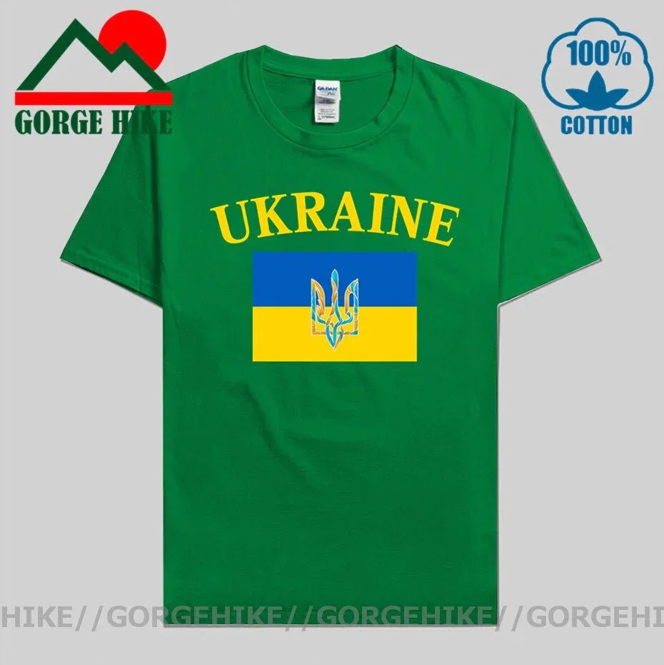 GorgeHike Ukrainischen Flagge T-shirt Patriotischen Stolz | tif-shop24.de