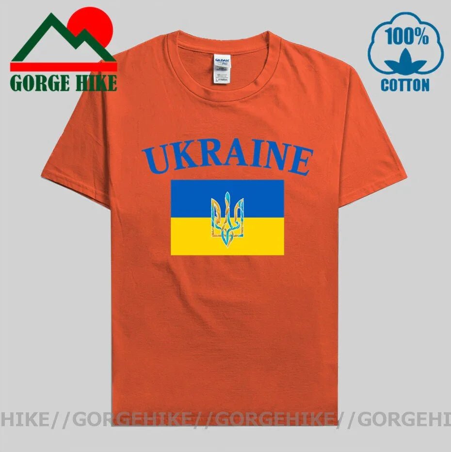 GorgeHike Ukrainischen Flagge T-shirt Patriotischen Stolz | tif-shop24.de