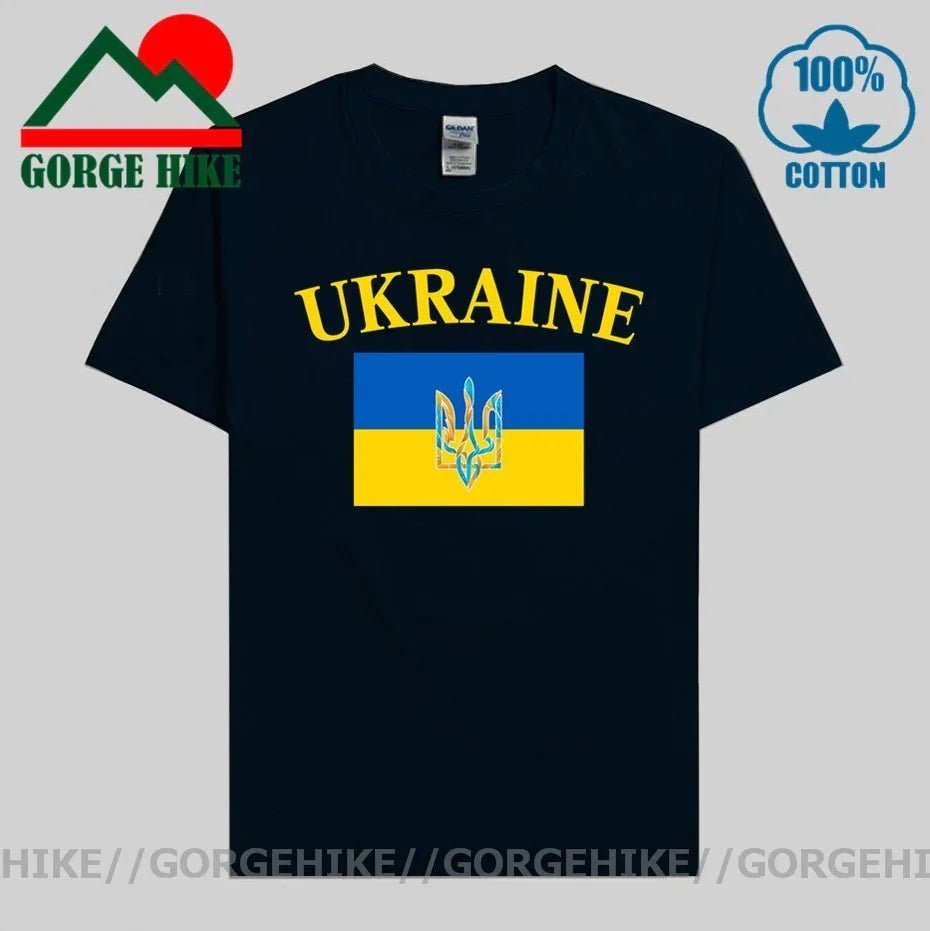 GorgeHike Ukrainischen Flagge T-shirt Patriotischen Stolz | tif-shop24.de