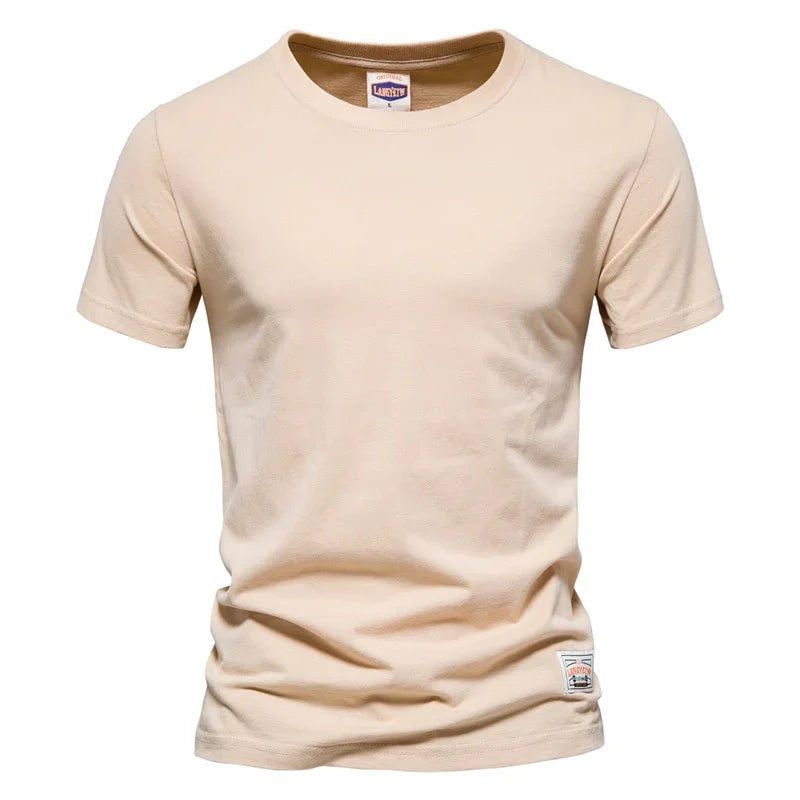 Baumwolle Langarm T-Shirt Solide Hohe Qualität Tops Klassische Outfit | tif-shop24.de