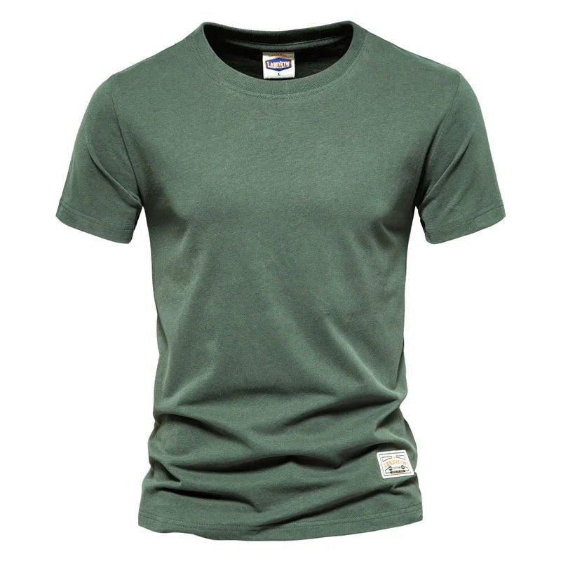 Baumwolle Langarm T-Shirt Solide Hohe Qualität Tops Klassische Outfit | tif-shop24.de