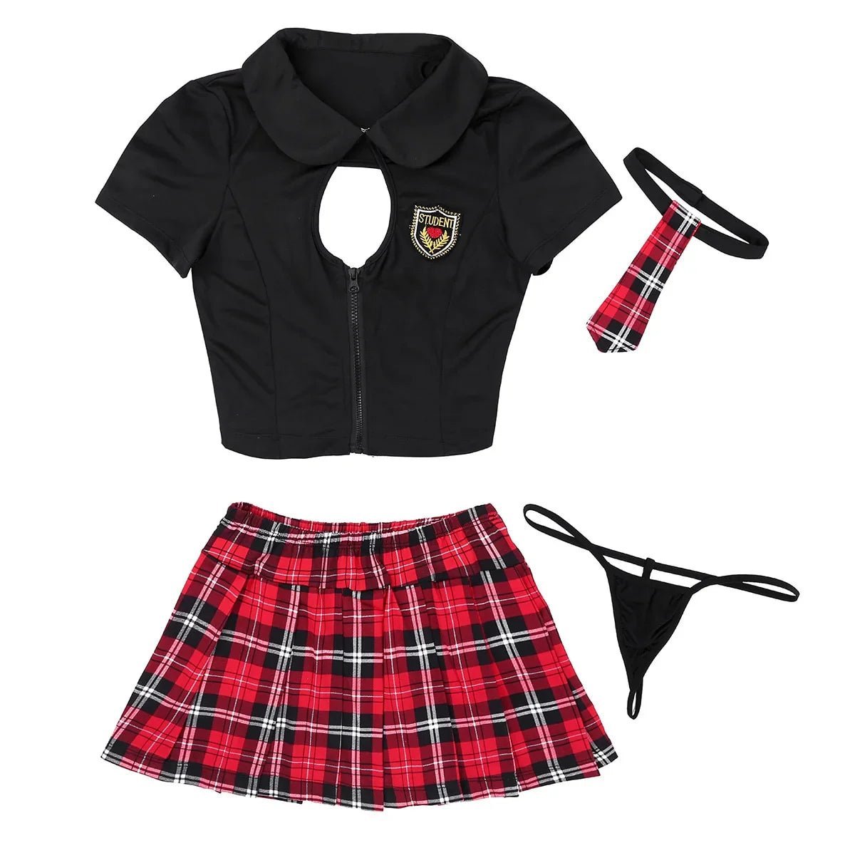 Japanischen Schülerin Cosplay Uniform Kostüm Top mit Plaid | tif-shop24.de