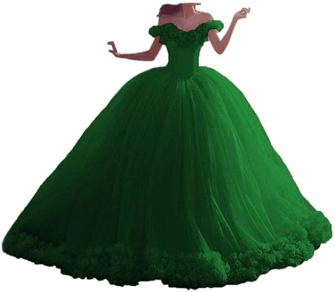 Off Schulter Quinceanera Süße Maskerade Rosa Ballkleid Handgemachte Blumen Vestido De Festa Debütantin Kleider Abend Party | tif-shop24.de