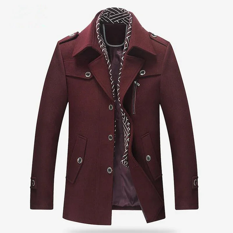 Winter Baumwollmischungen Dicke Wolle Kaschmir Business Casual | tif-shop24.de