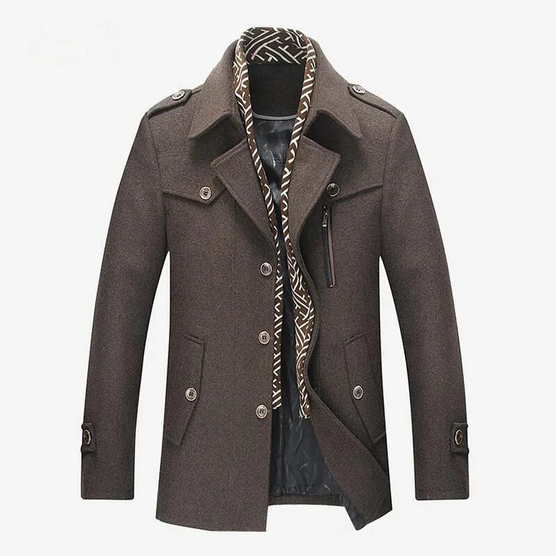 Winter Baumwollmischungen Dicke Wolle Kaschmir Business Casual | tif-shop24.de