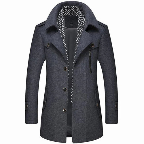 Winter Baumwollmischungen Dicke Wolle Kaschmir Business Casual | tif-shop24.de