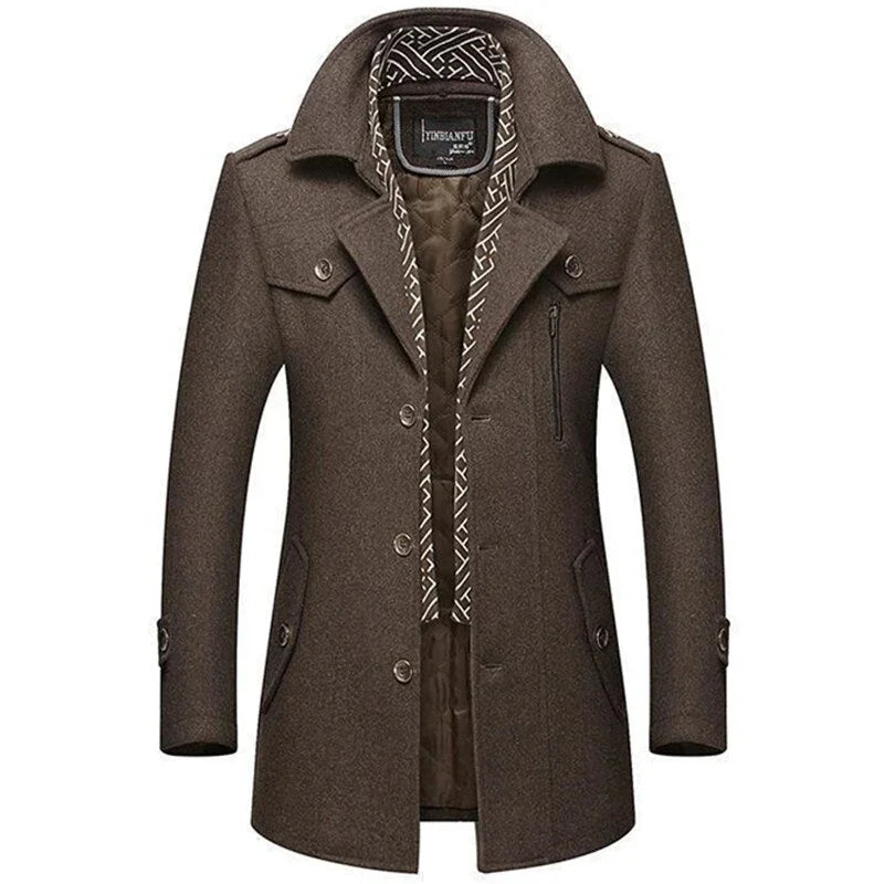 Winter Baumwollmischungen Dicke Wolle Kaschmir Business Casual | tif-shop24.de