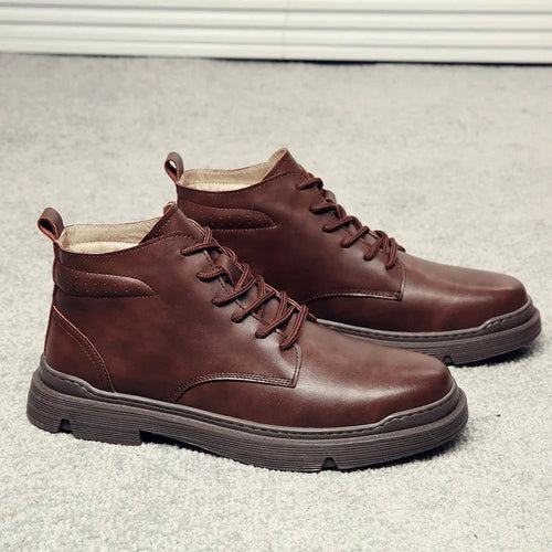 Neu Martin Stiefel High-Top British Wind Tools Stiefel Leder casual plus Samt warme Stiefel Retro Schuhe | tif-shop24.de