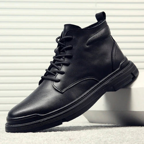 Neu Martin Stiefel High-Top British Wind Tools Stiefel Leder casual plus Samt warme Stiefel Retro Schuhe | tif-shop24.de