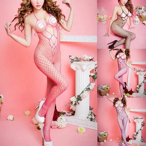 Sexy Fishnet Slim Fit Strumpfhose Durchsichtige integrierte eng anliegende Unterwäsche | tif-shop24.de