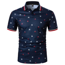 Neues Sommer-Qualitäts- Casual Kurzarm-Herrenhemd Revershemd Ropa Casual Hombre | tif-shop24.de