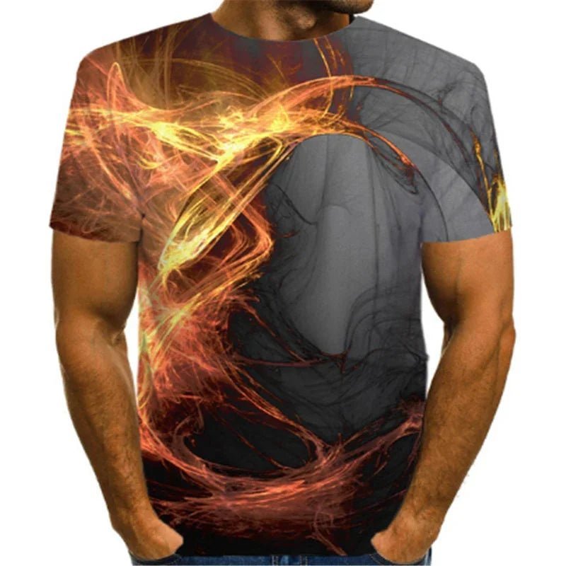 Funny Psychedelic 3D Print T Shirts Hipster Casual Short Sleeve T Shirt Men Women Harajuku Streetwear Tshirt Men Camiseta Hombre | tif-shop24.de